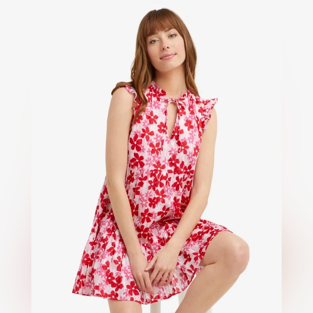 Draper James Connie Flutter Sleeve Dress Flying D… - image 3